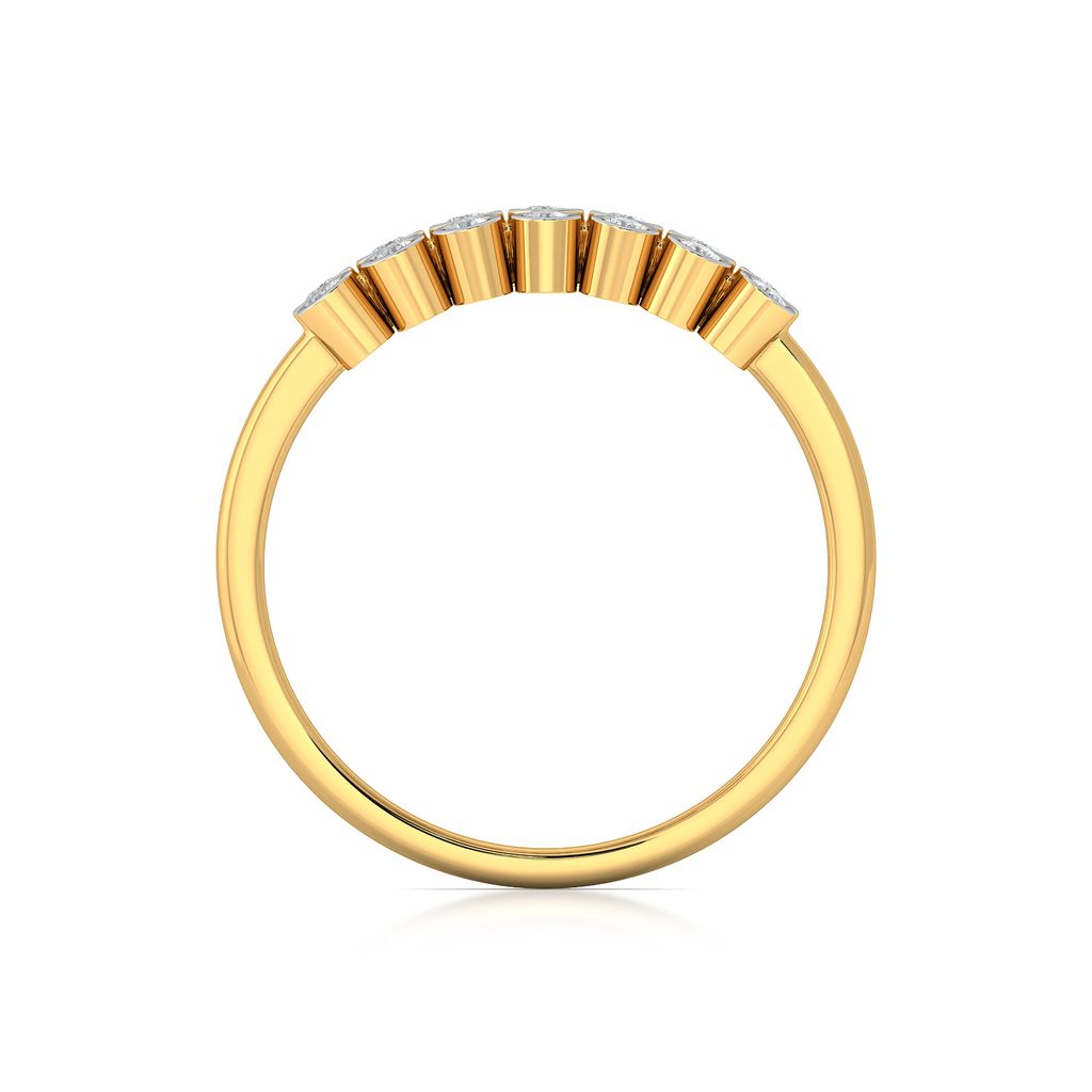 Looped Fringe Diamond Rings image
