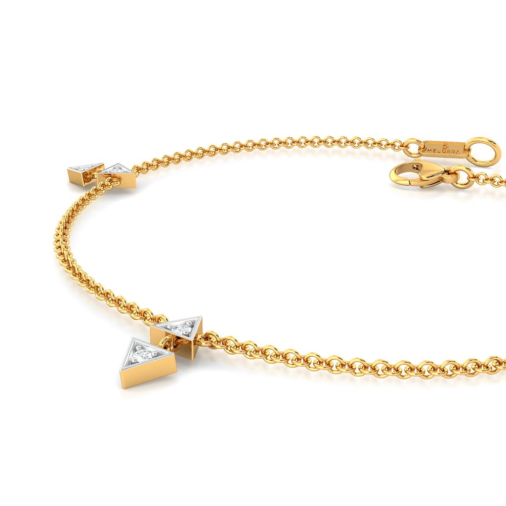 Arrowhead Beams Diamond Bracelets
