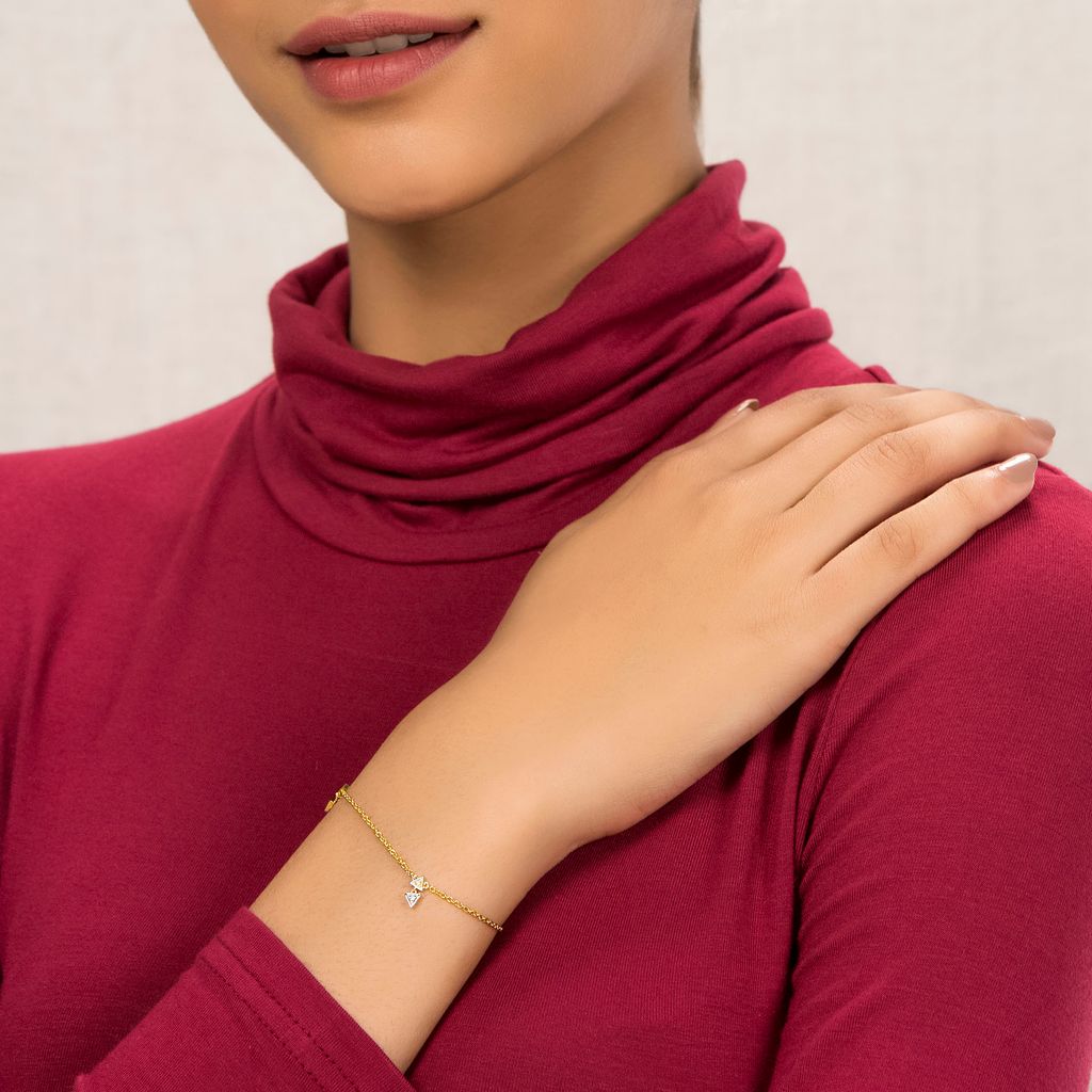Arrowhead Beams Diamond Bracelets