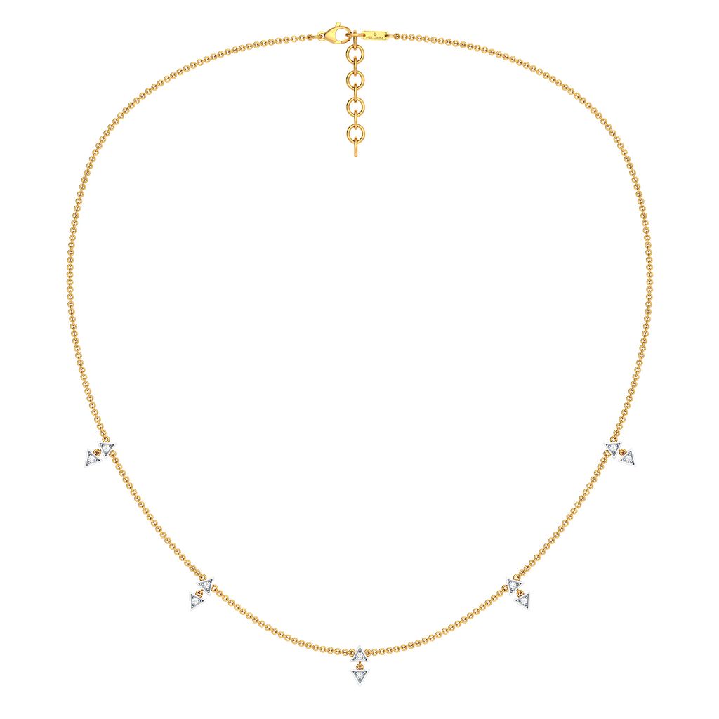 Arrowhead Beams Diamond Necklaces