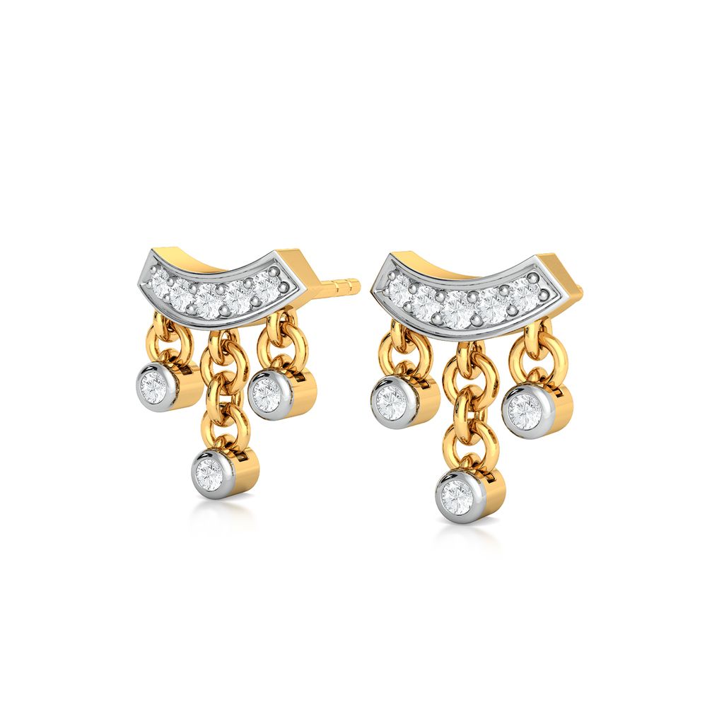 Dingle Dangle Diamond Earrings