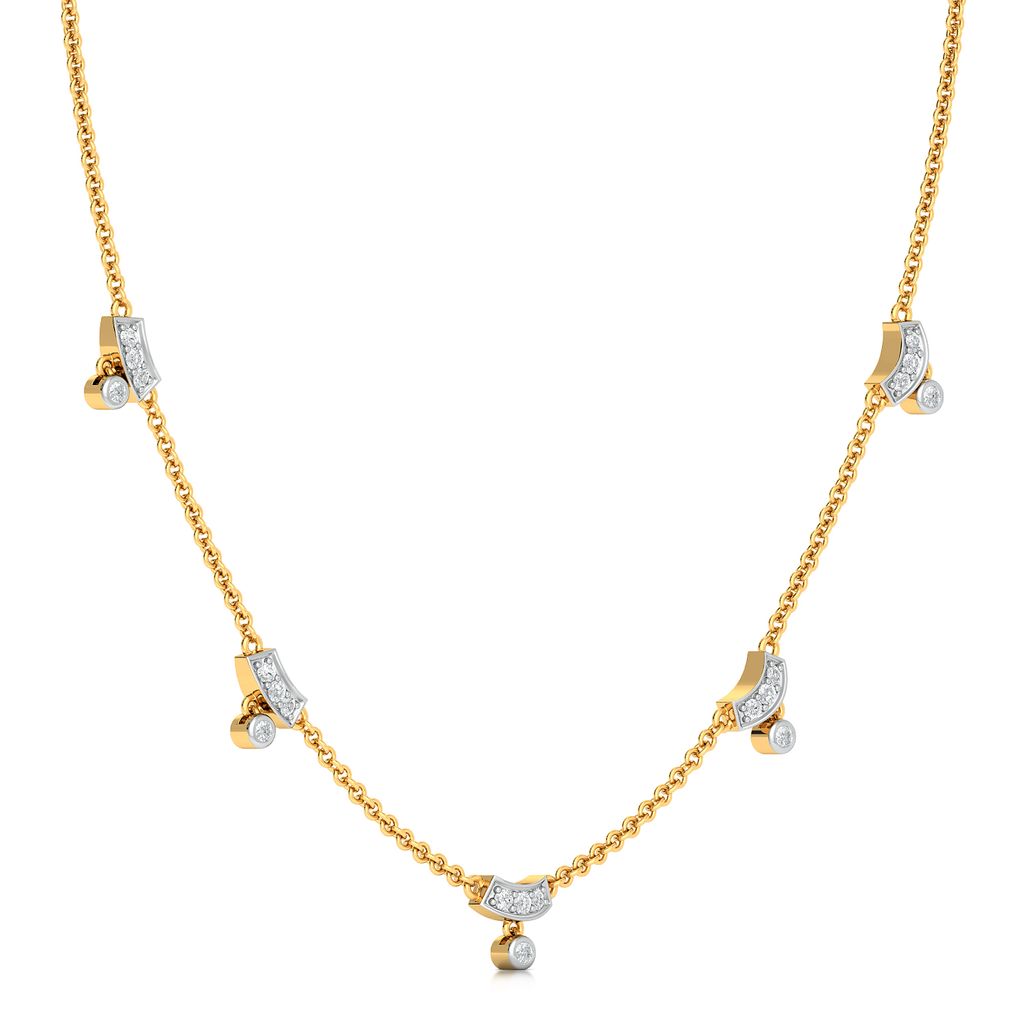 Dingle Dangle Diamond Necklaces