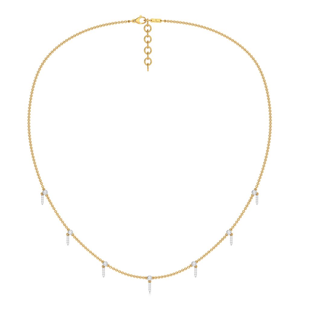 See - Saw Diamond Necklaces