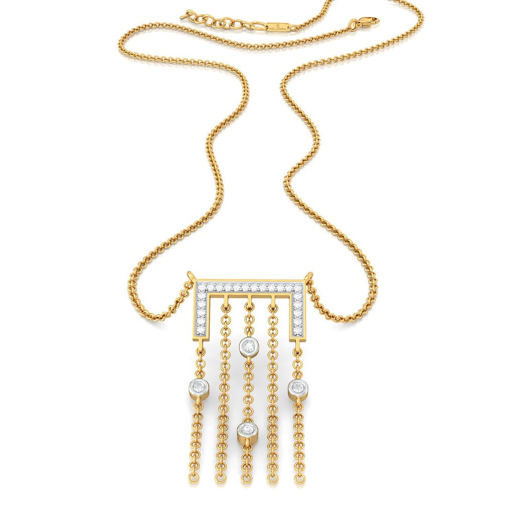 Tangle Tree Diamond Necklaces