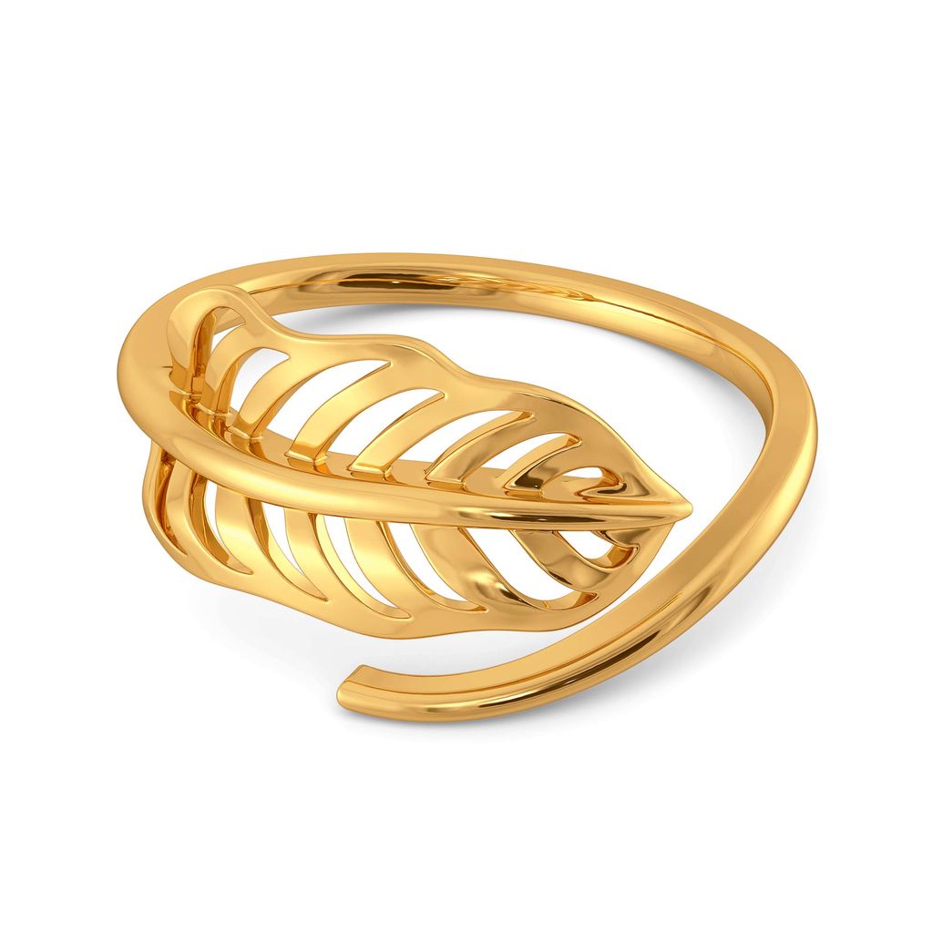 Feather Fiesta Gold Rings alternate view 3