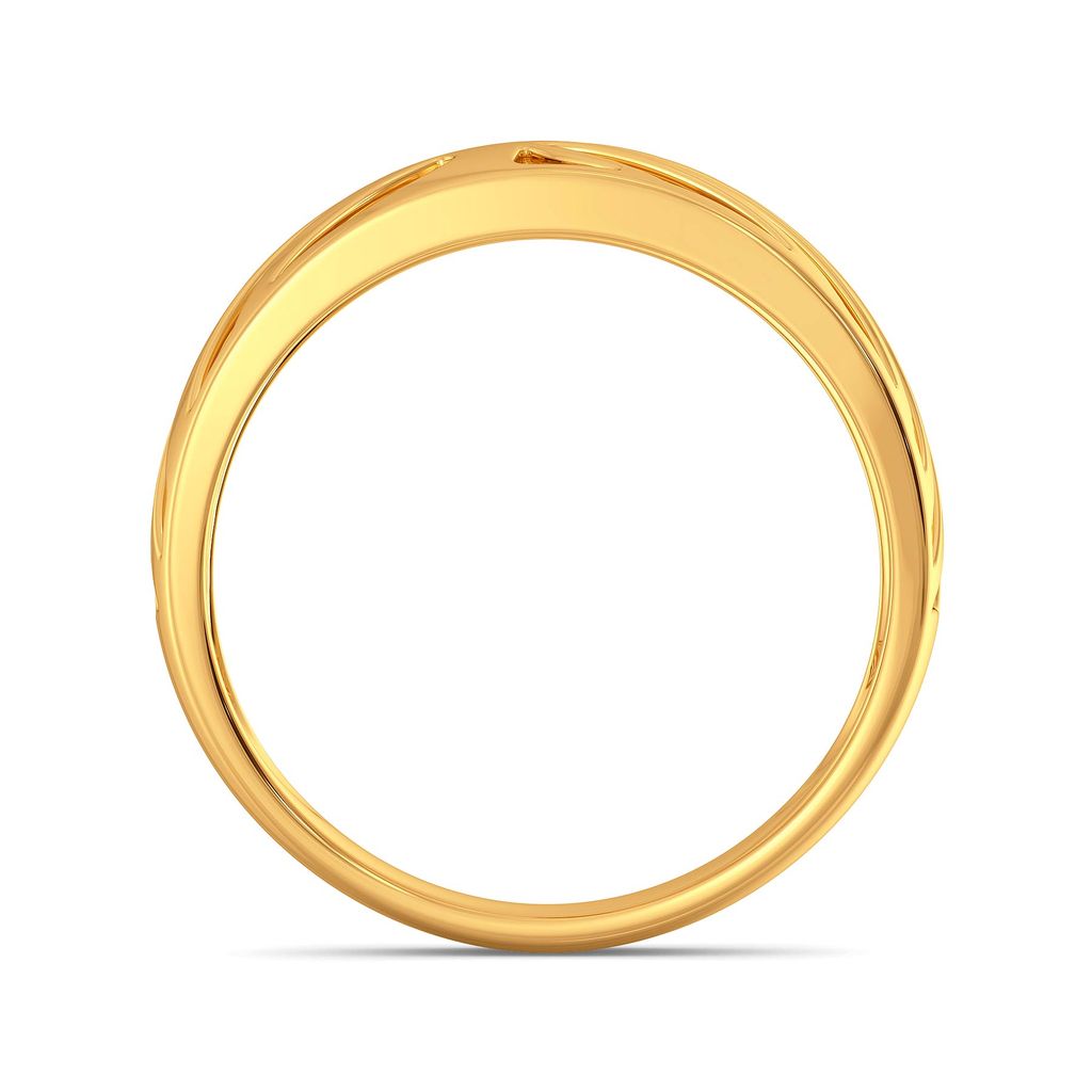 Funky Feathers Gold Rings image