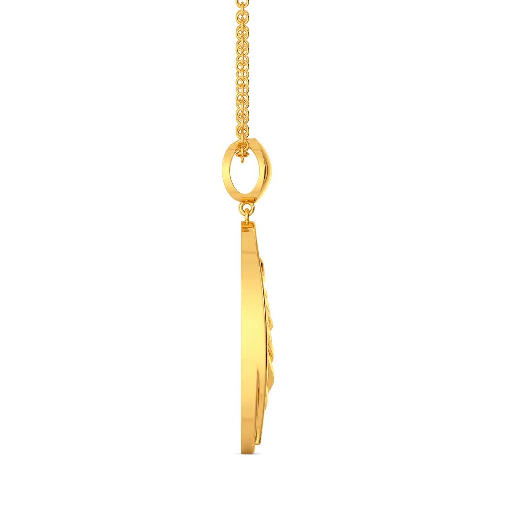 Plume Boom Gold Pendants
