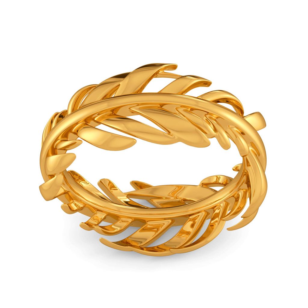 Plume Play Gold Rings alternate view 2
