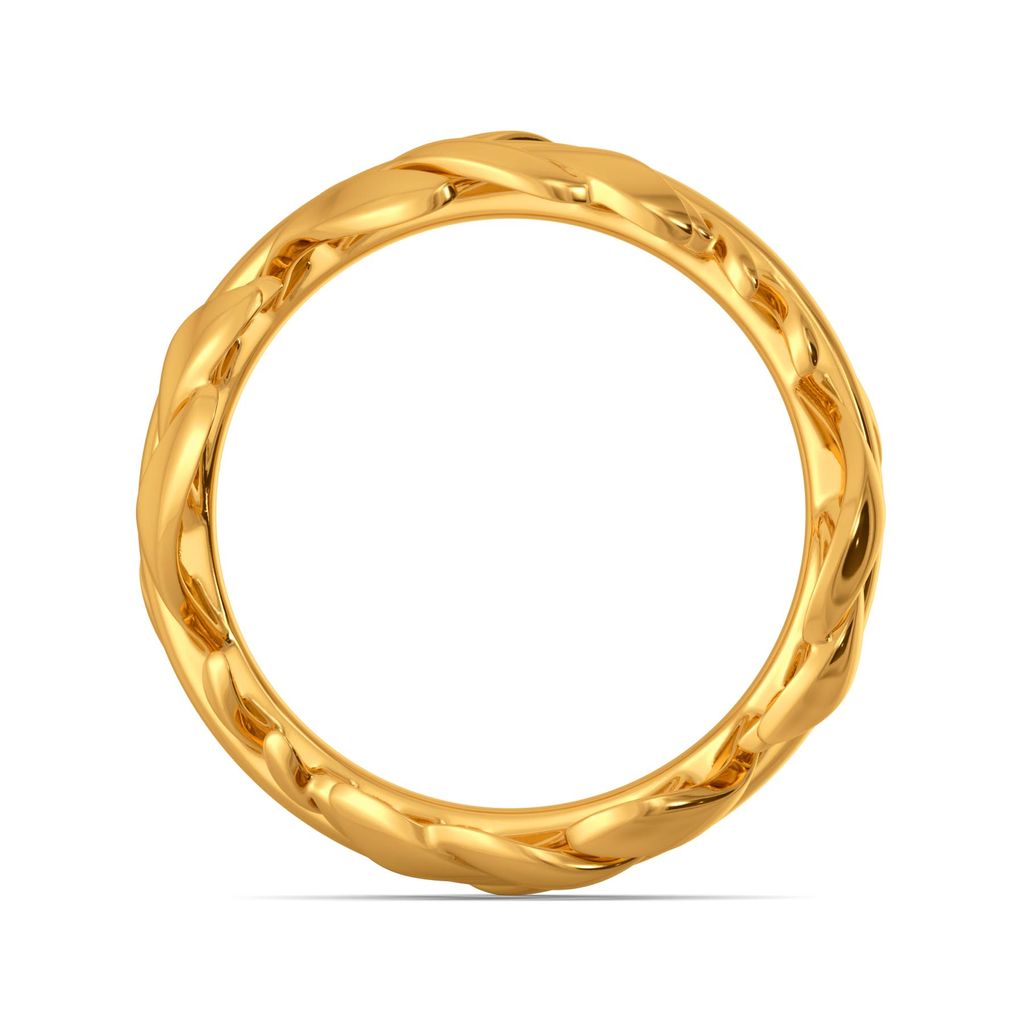 Plume Play Gold Rings image