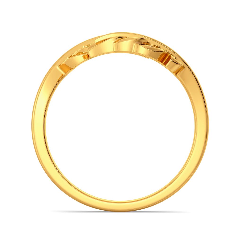 Feather Frizz Gold Rings image