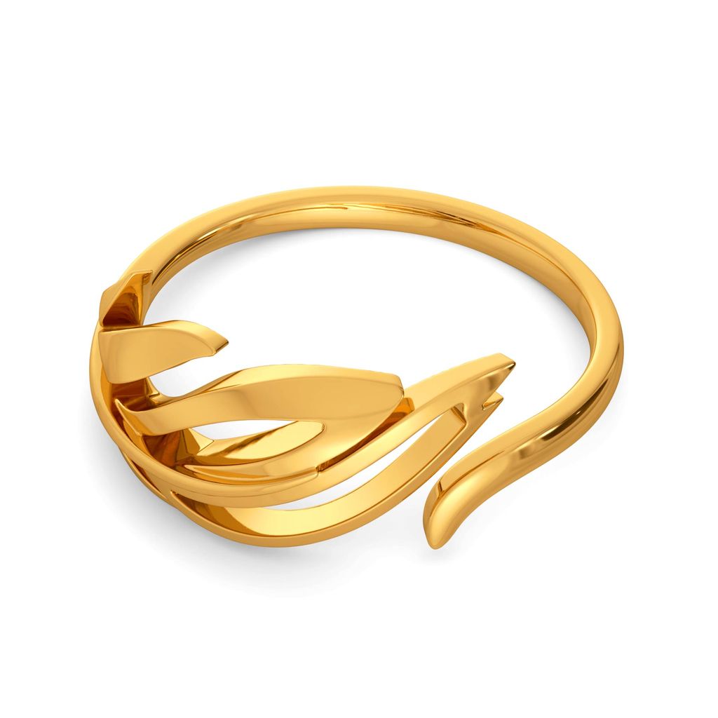 Feels Like Feather Gold Rings alternate view 3