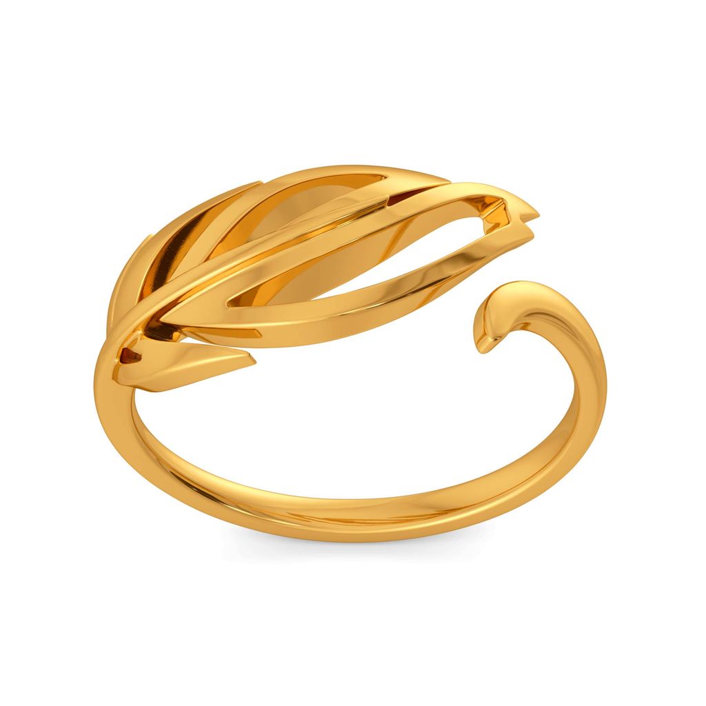 Feels Like Feather Gold Rings alternate view 2