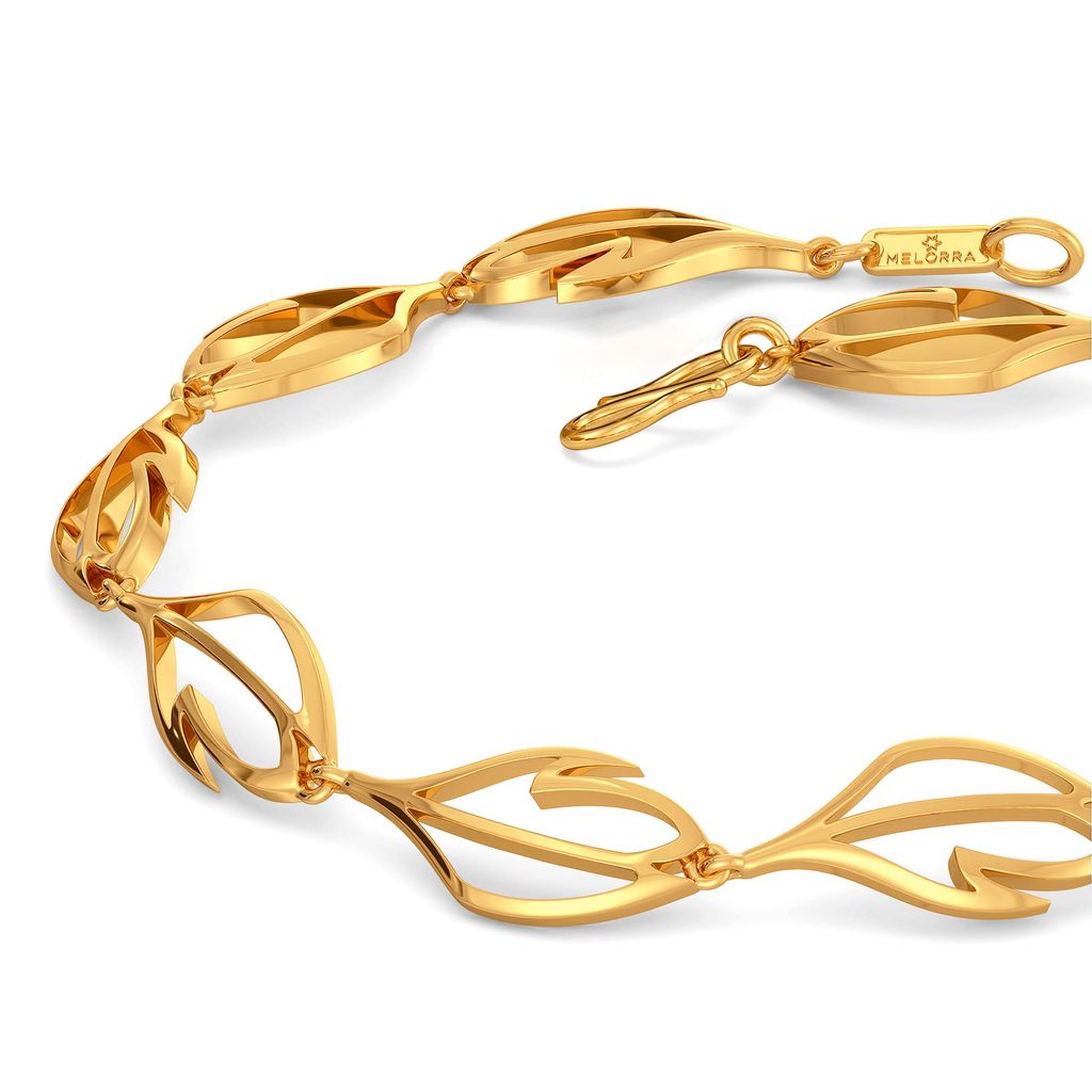 A Lot Like Feather Gold Bracelets