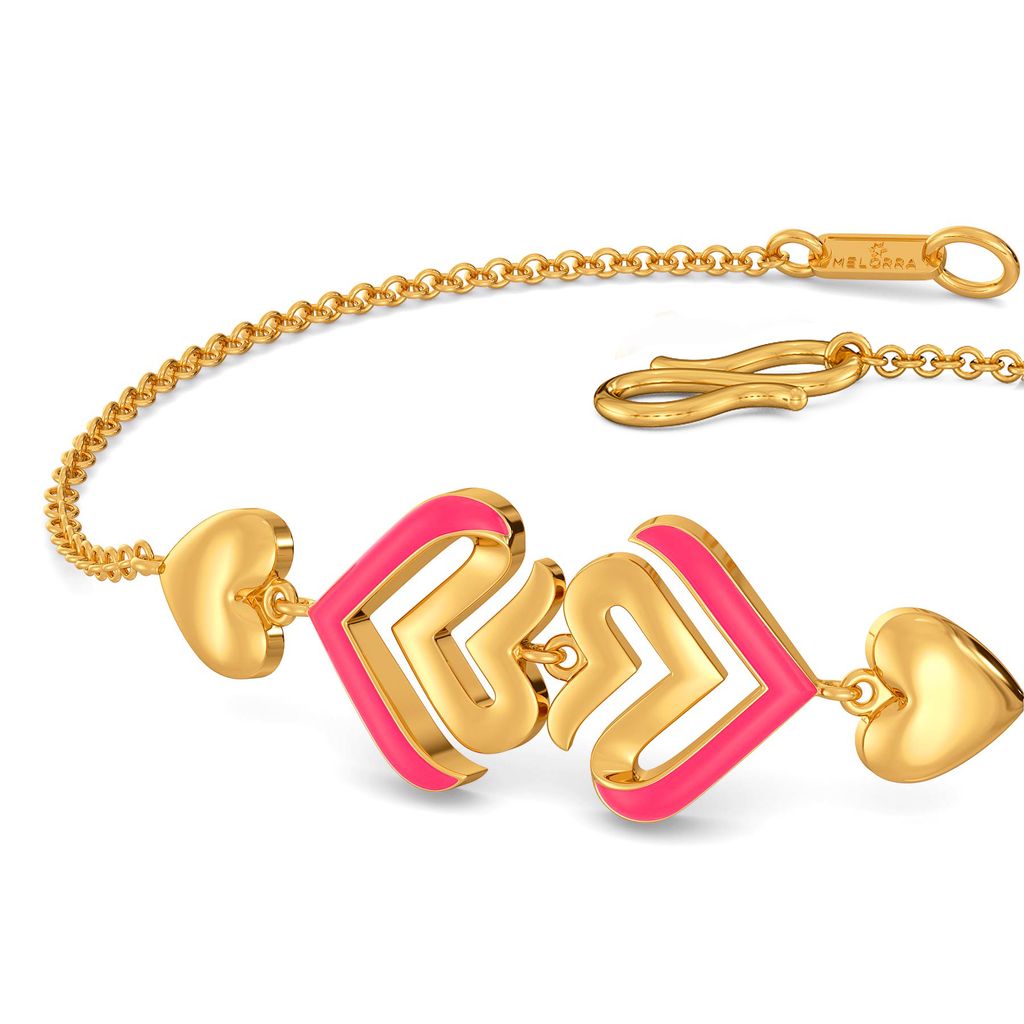 Amour Neon Gold Bracelets