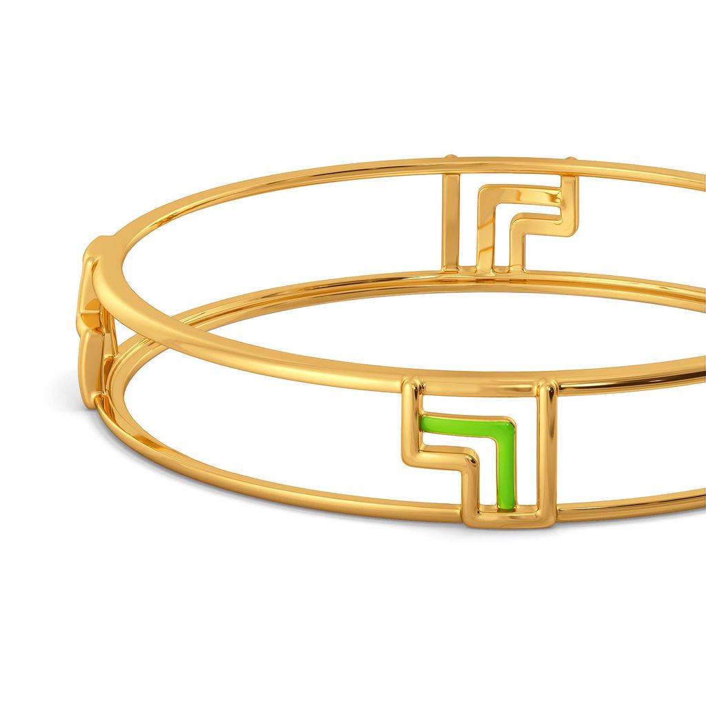 Love Pines Gold Bangles