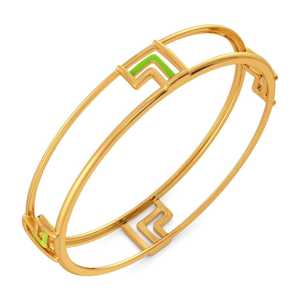 Love Pines Gold Bangles
