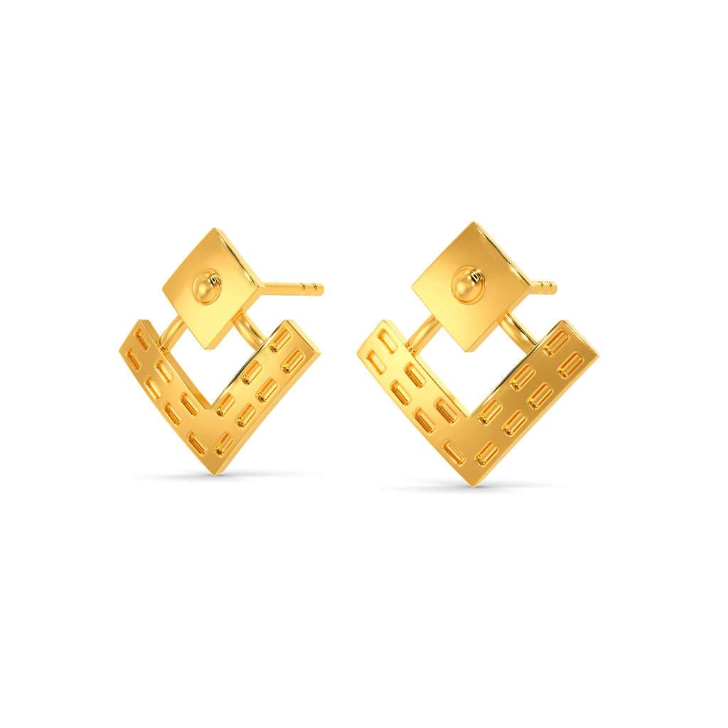 Runaway Grab Gold Earrings