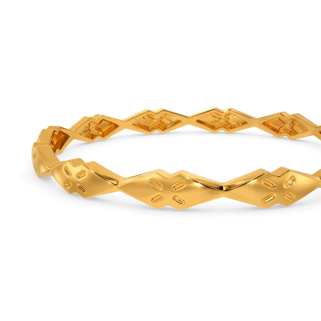 Rhom Guts Gold Bangles