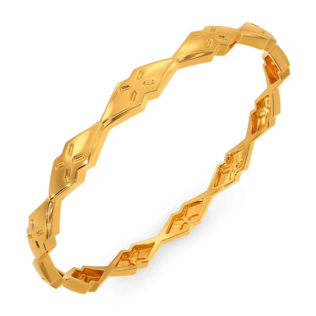 Rhom Guts Gold Bangles