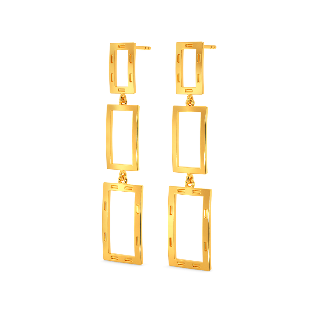 Vibe Check Gold Earrings