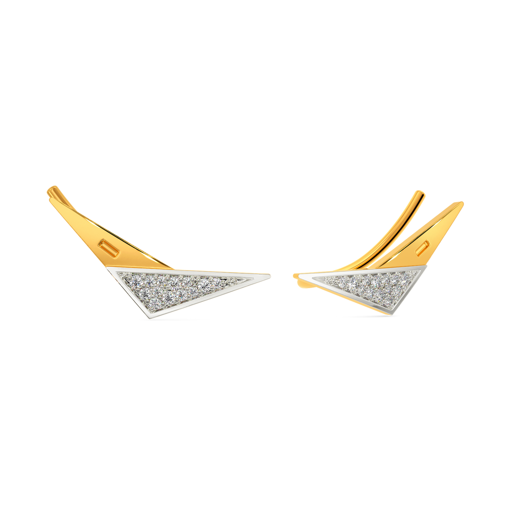 Exquisitely Functional Diamond Earrings