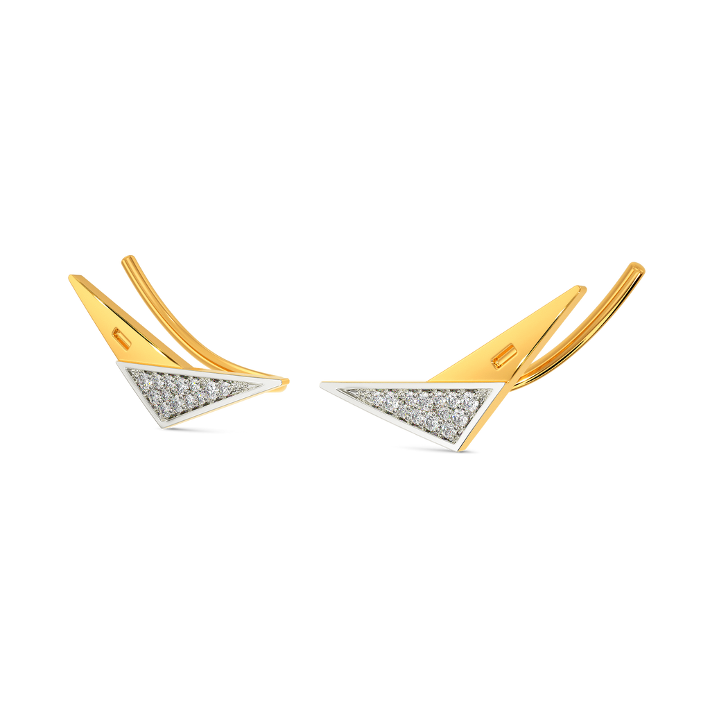 Exquisitely Functional Diamond Earrings