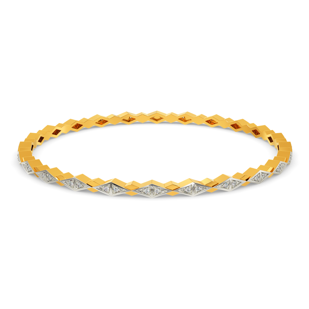 Exquisitely Functional Diamond Bangles