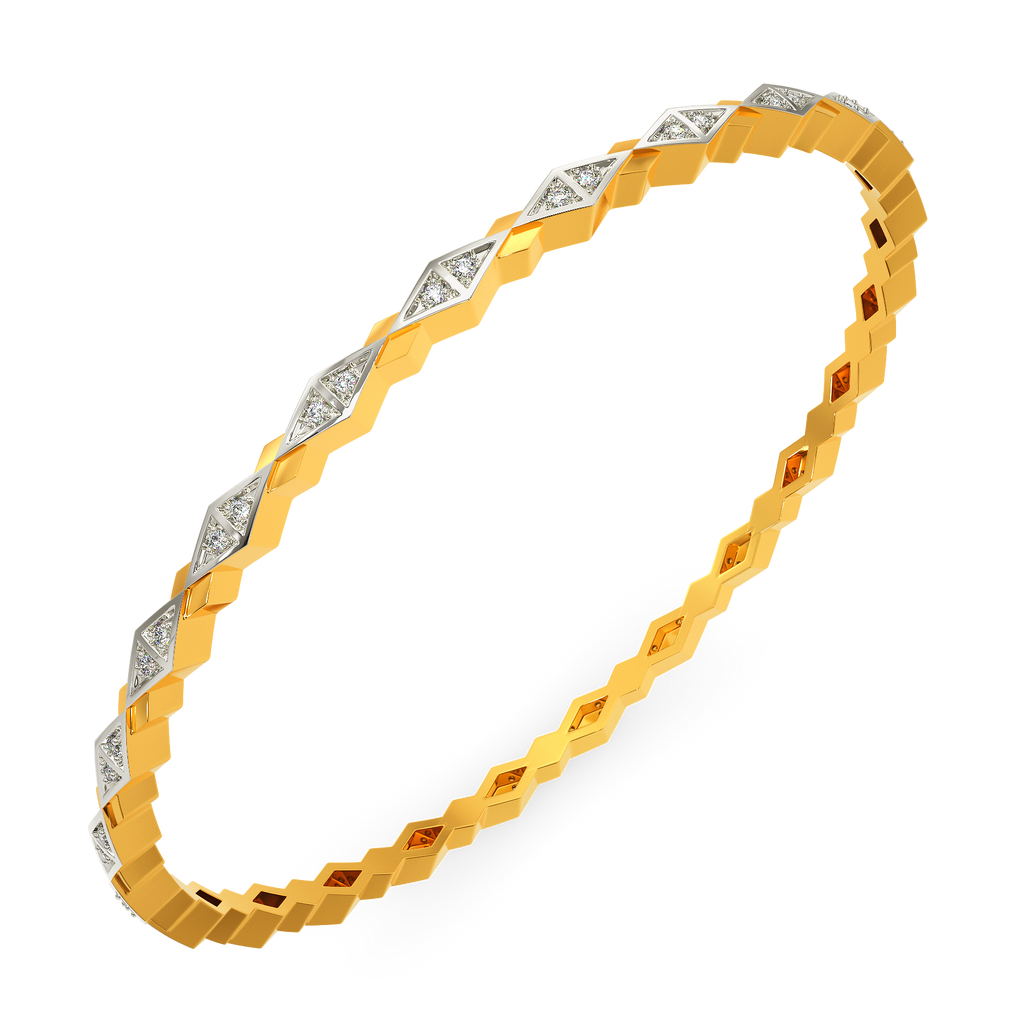 Exquisitely Functional Diamond Bangles