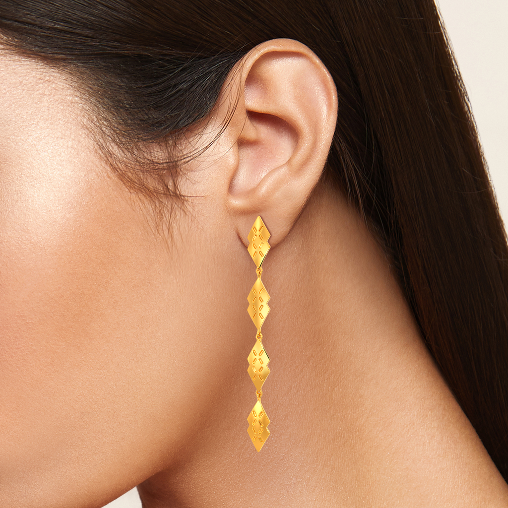 Rhom Guts Gold Earrings