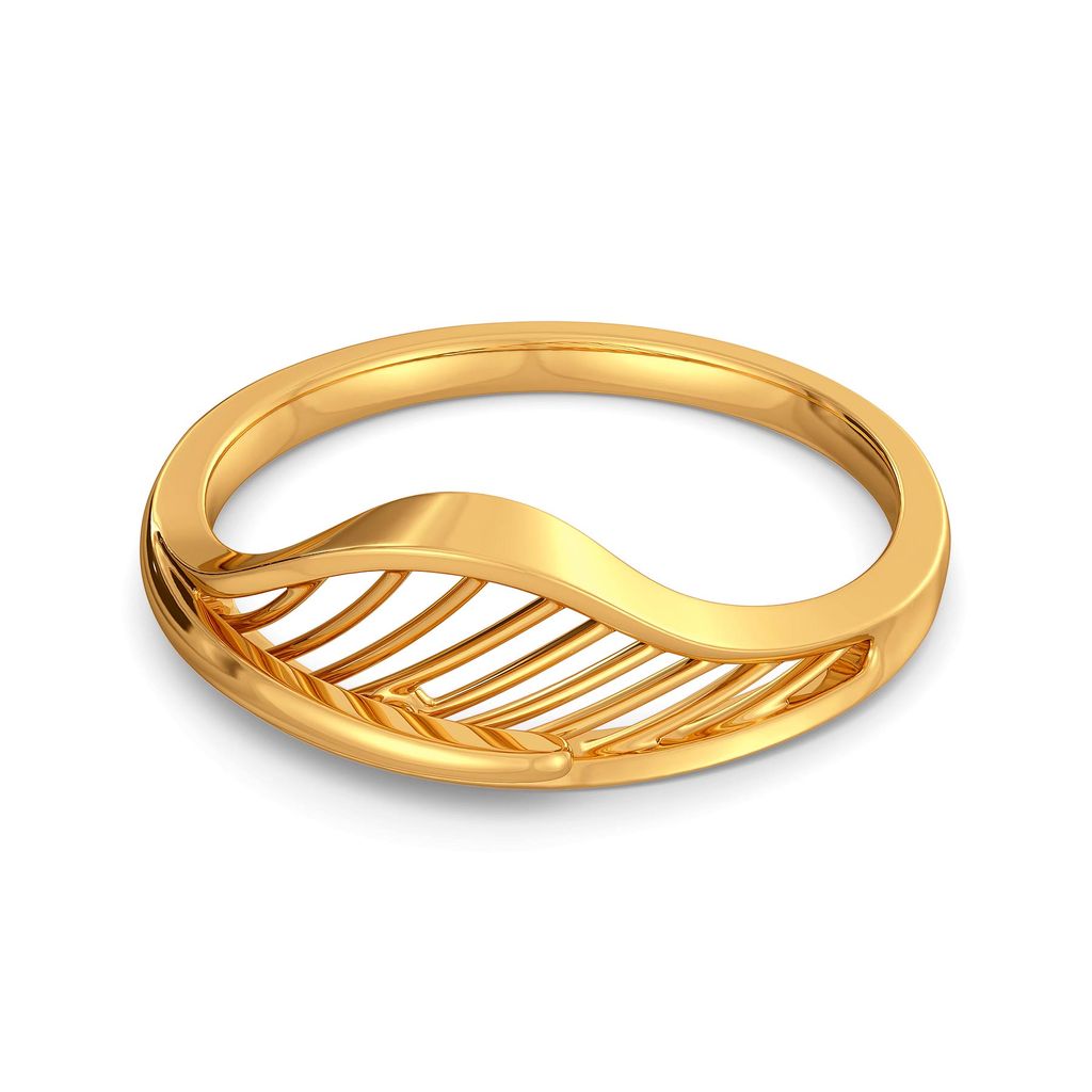 Like A Lily Gold Rings alternate view 3