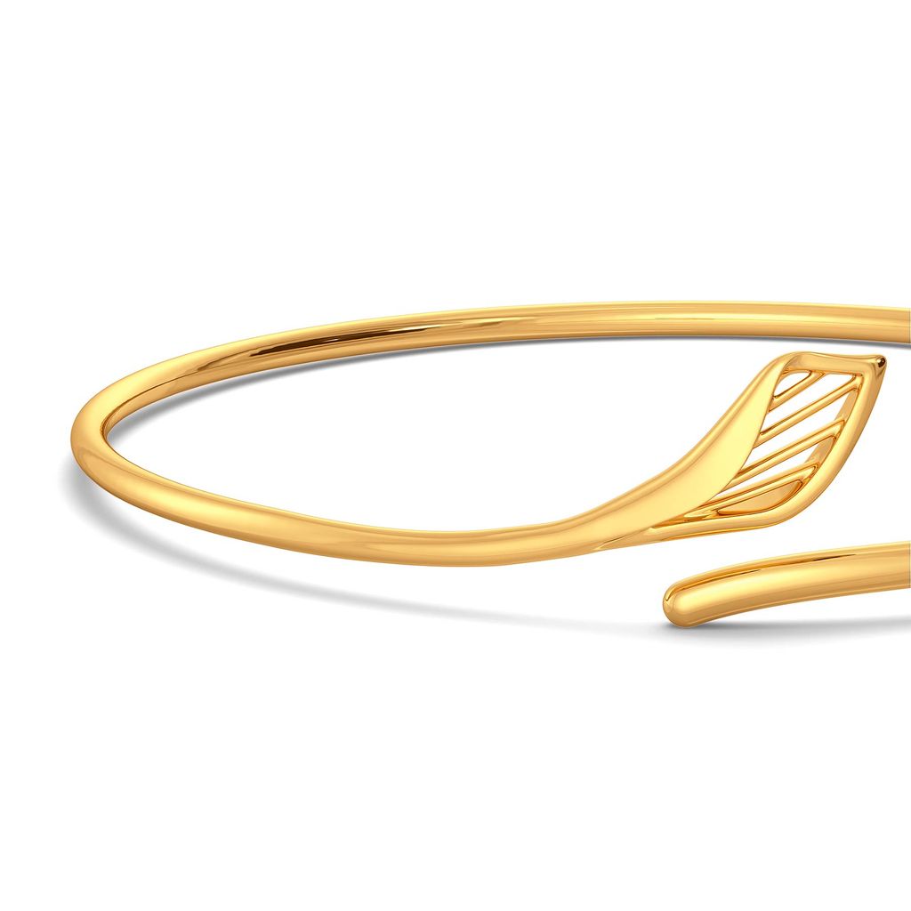 Like A Lily Gold Bangles