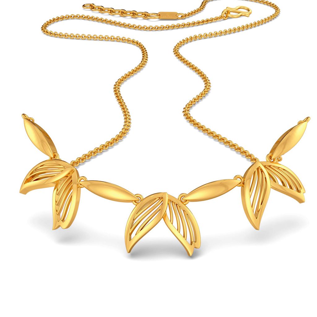 Flor de Magnolia Gold Necklaces