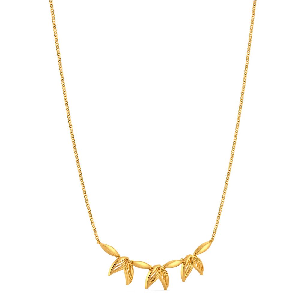 Flor de Magnolia Gold Necklaces