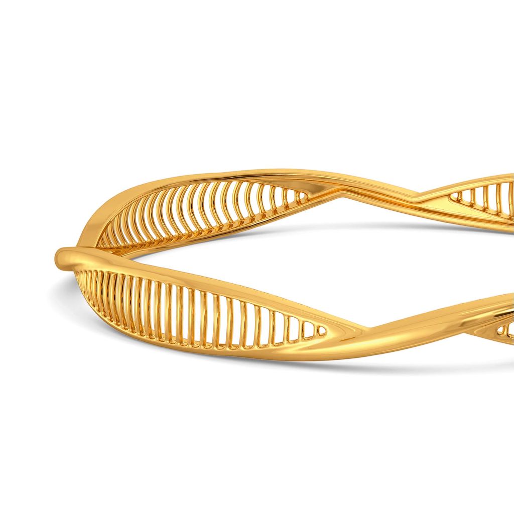 Flor de Magnolia Gold Bangles