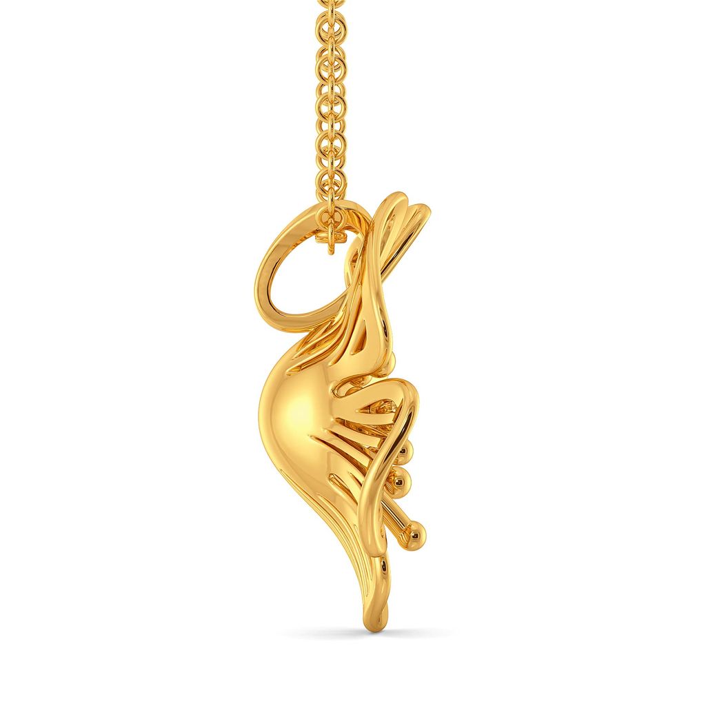 Floral Flock Gold Pendants