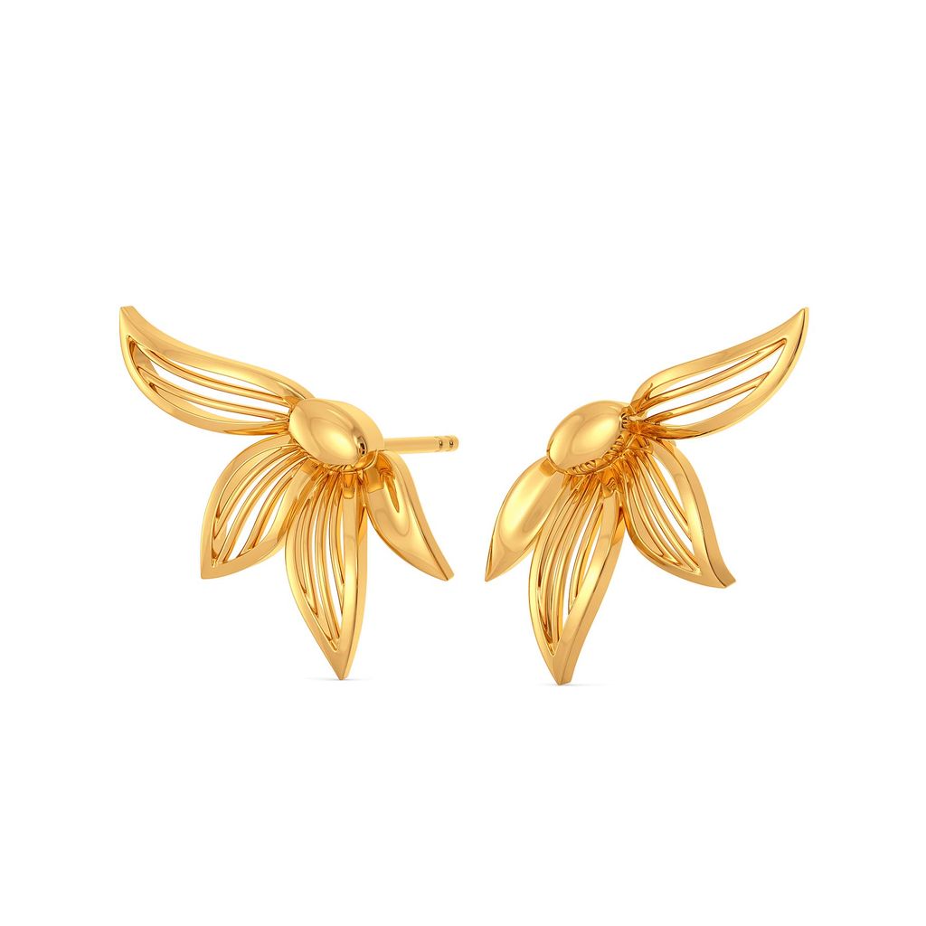 Petal Play Gold Earrings