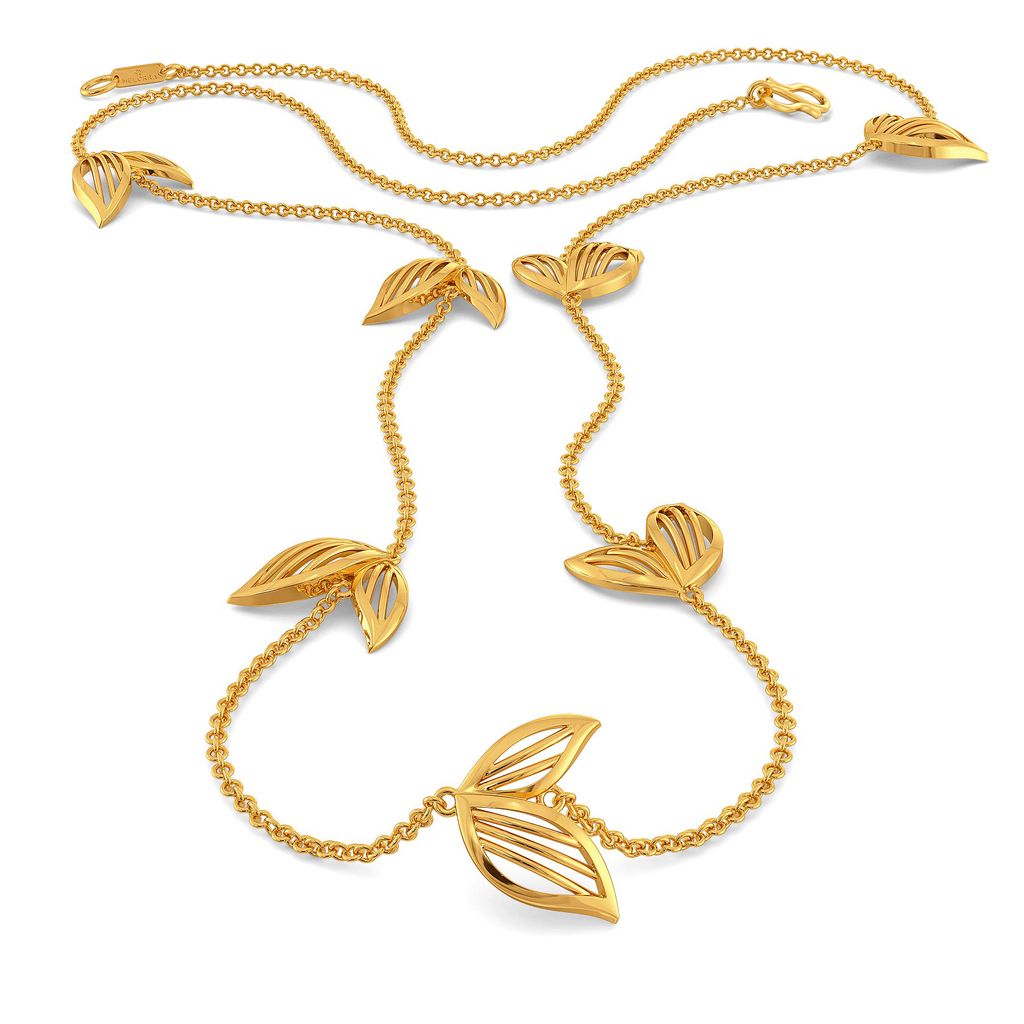 Petal Play Gold Necklaces