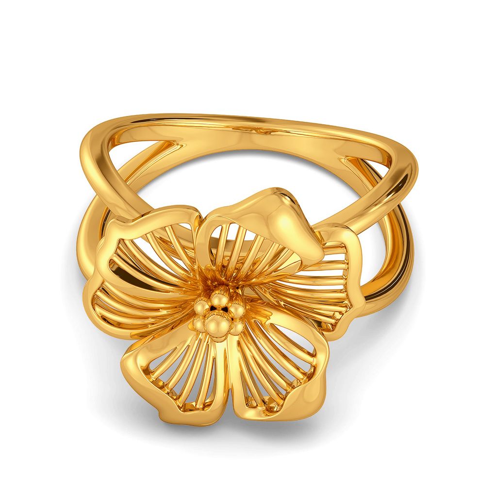 Flower Afar Gold Rings alternate view 3