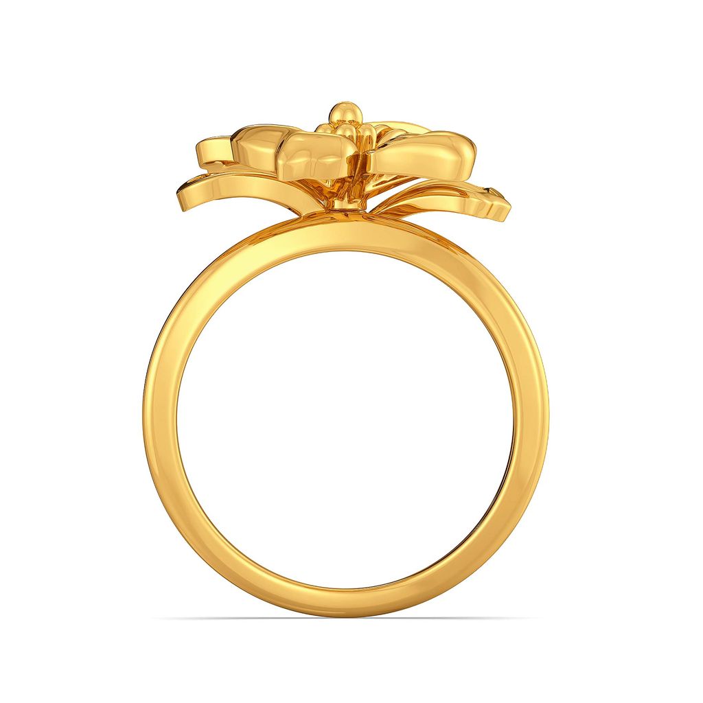 Flower Afar Gold Rings image