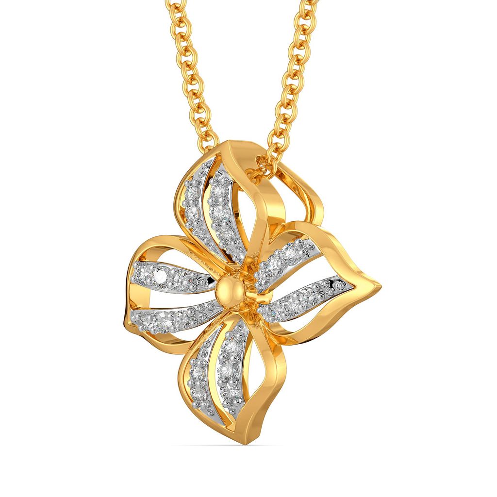 A Petal Place Diamond Pendants