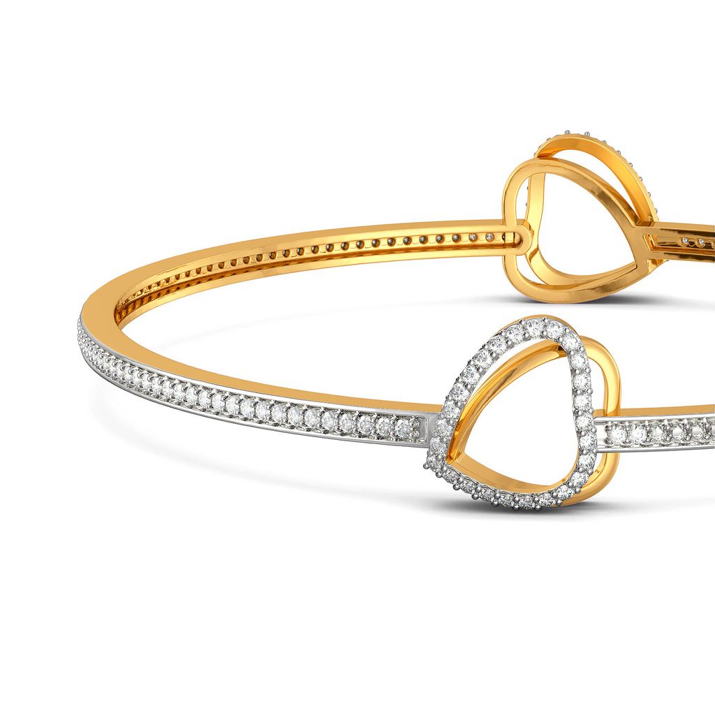 Femme Petale Diamond Bangles