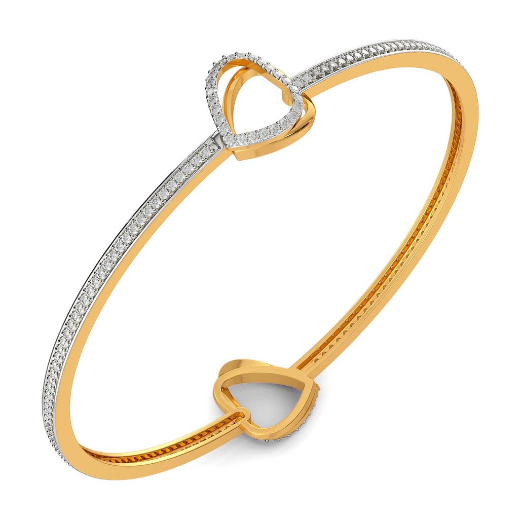 Femme Petale Diamond Bangles