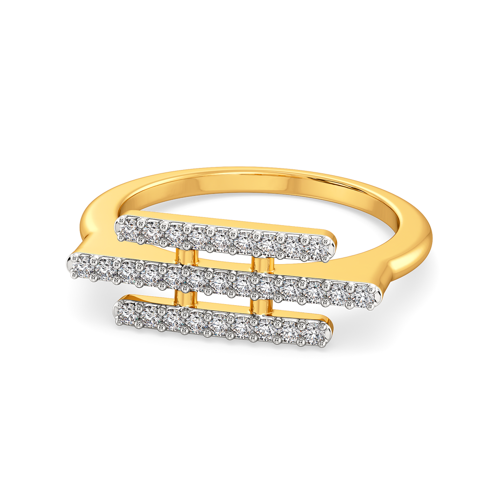 Dramatic Fringe Diamond Rings alternate view 2