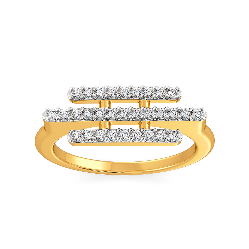 Dramatic Fringe Diamond Rings alternate view 3