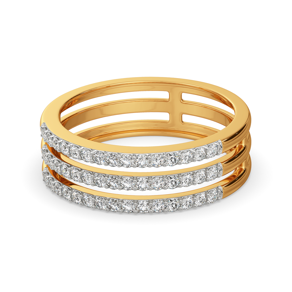Dramatic Tiers Diamond Rings alternate view 2