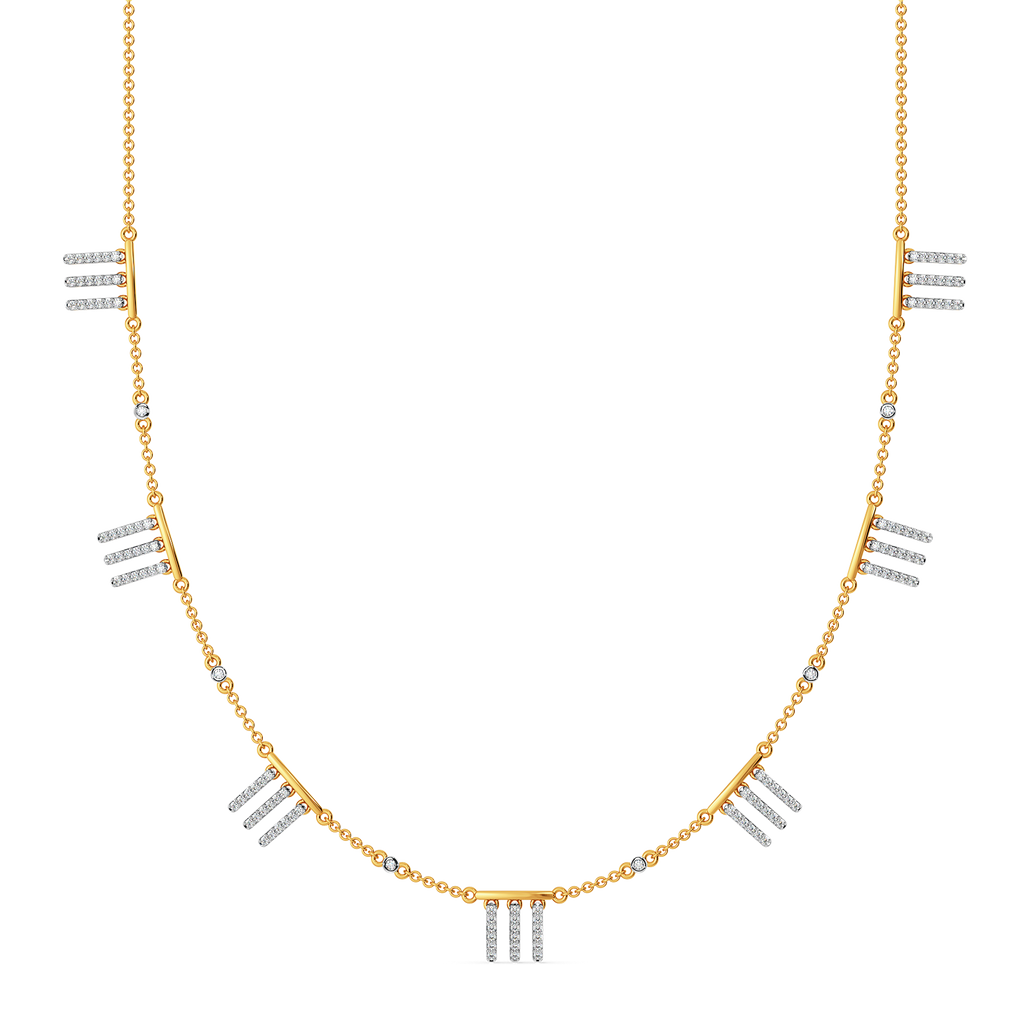 Dramatic Tiers Diamond Necklaces