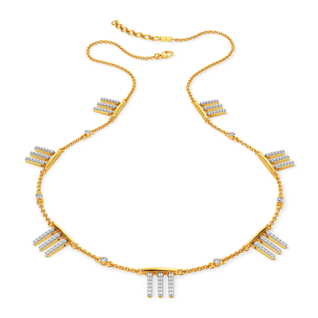 Dramatic Tiers Diamond Necklaces