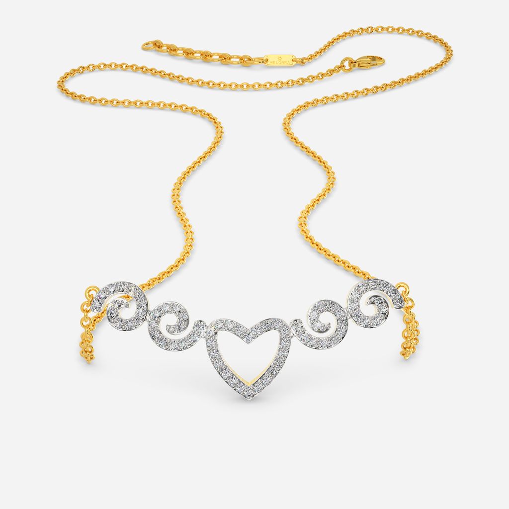 Enchanted Kiss Diamond Necklaces