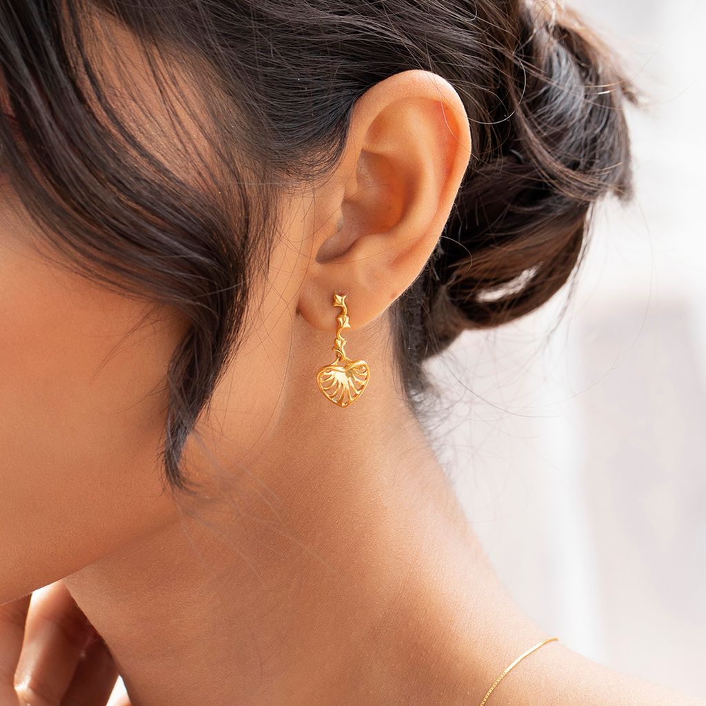 Palace of Love Gold Earrings