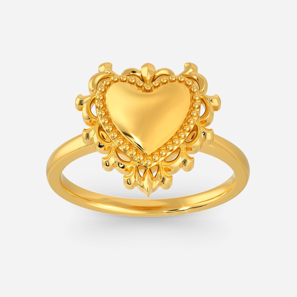 Wish upon a Heart Gold Rings alternate view 3